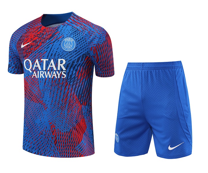 AAA Quality PSG 22/23 Blue/Red Training Kit Jerseys
